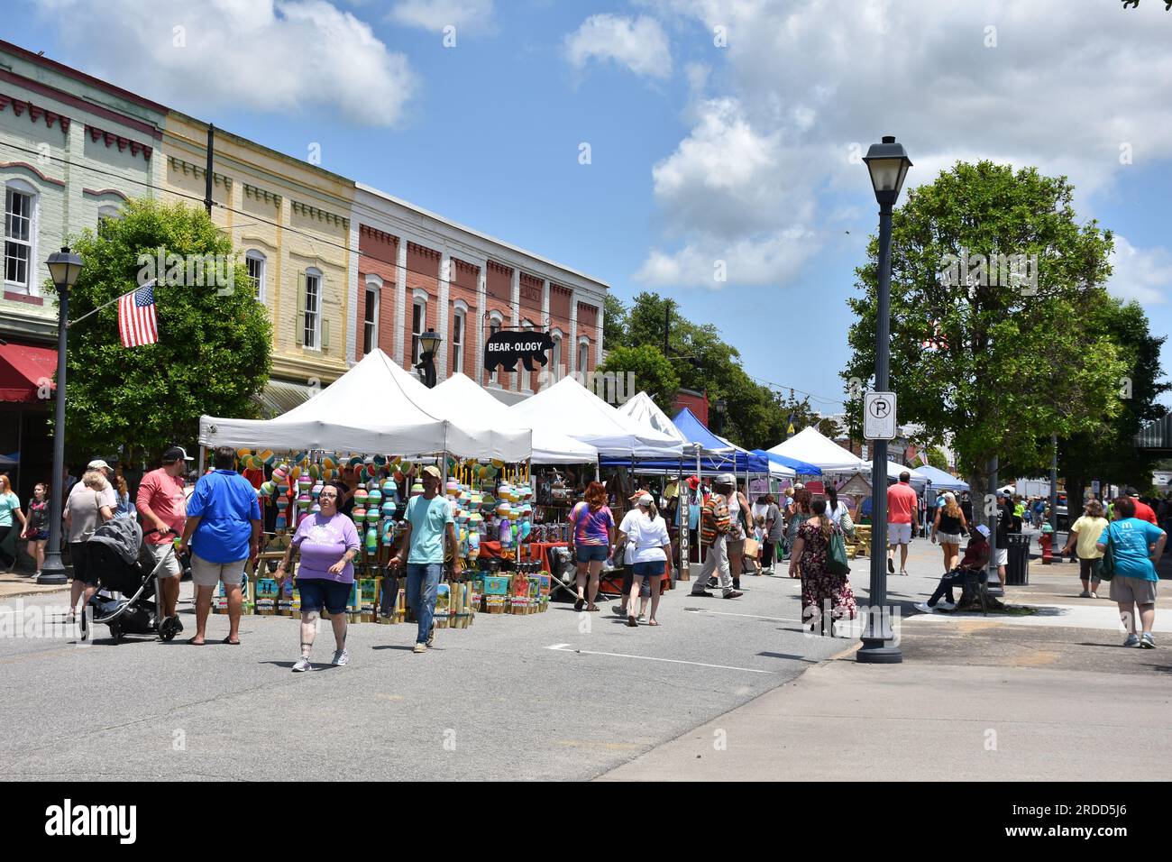 The Black Bear Festival held in Plymouth, North Carolina. Stock Photo