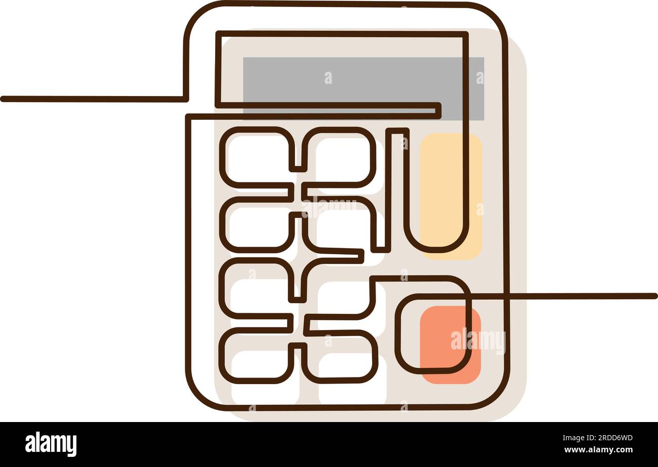 One line calculator outlet