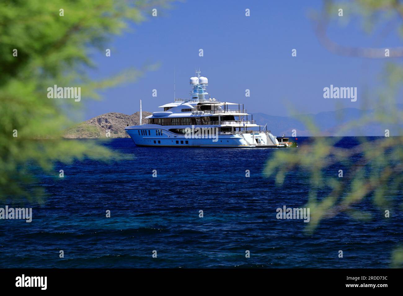 Luxury yacht the Avanti, owned by property Billionare Itchko Ezratti