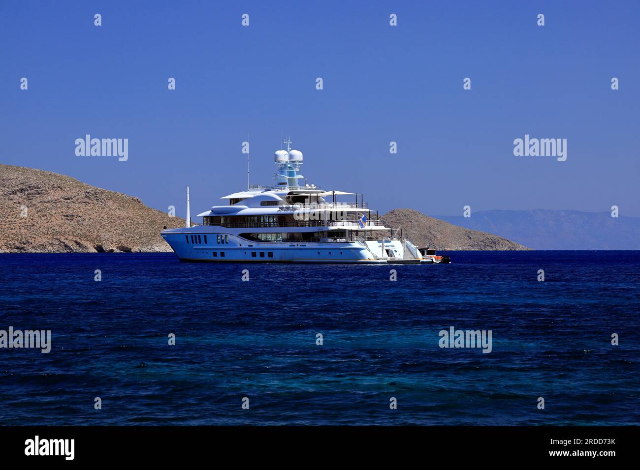 Luxury yacht the Avanti, owned by property Billionare Itchko Ezratti