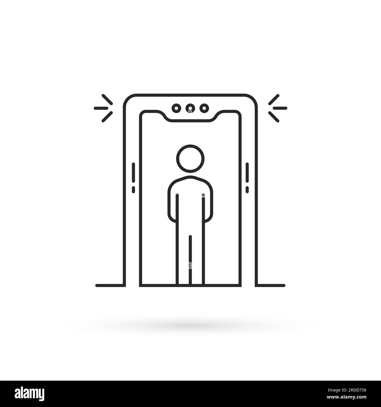 tsa-body-scanner-stock-vector-images-alamy