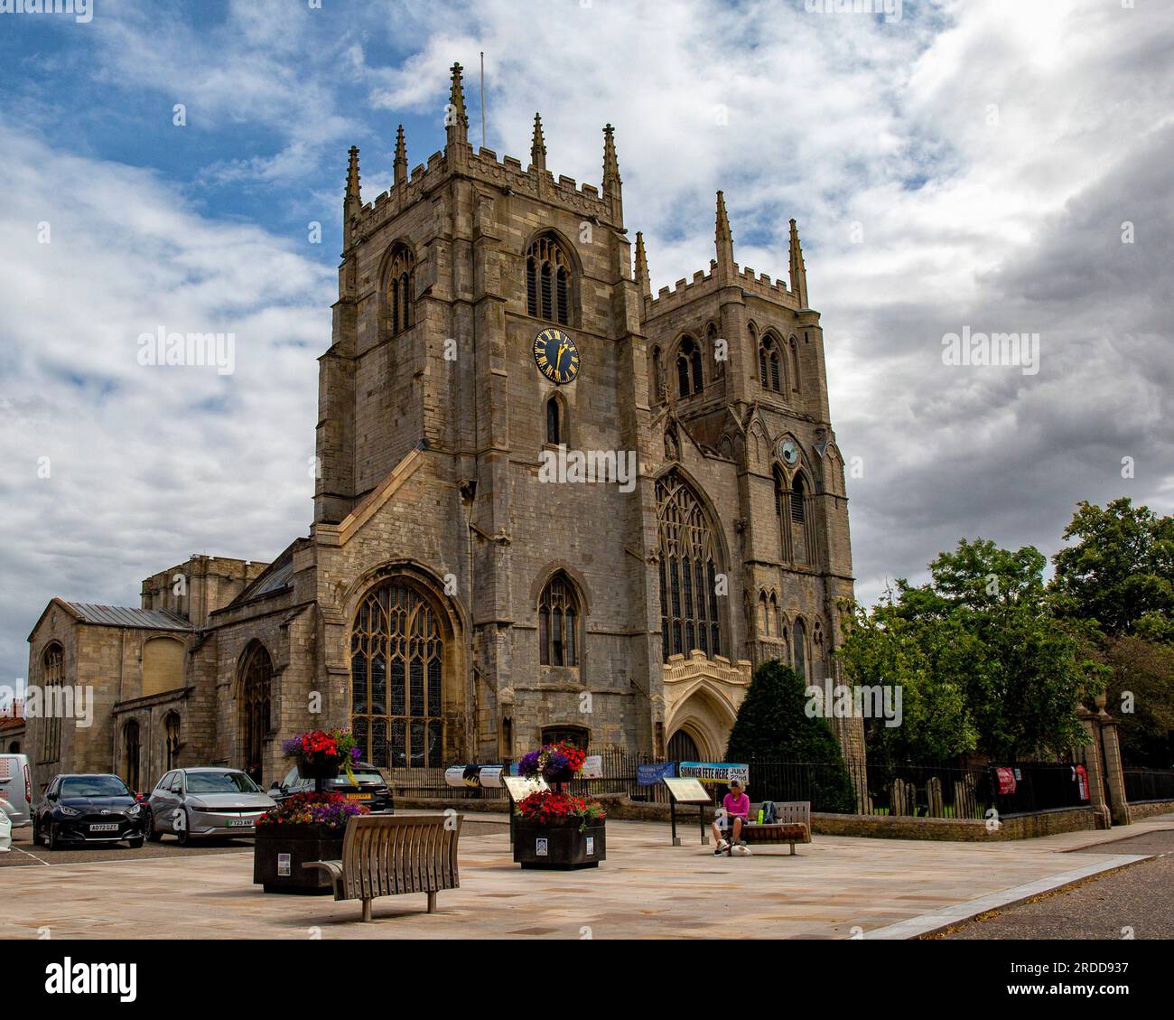 A general view of the Minster, Kings Lynn, Norfolk in England on Sunday 16th July 2023. (Photo: Mark Fletcher | MI News) Stock Photo