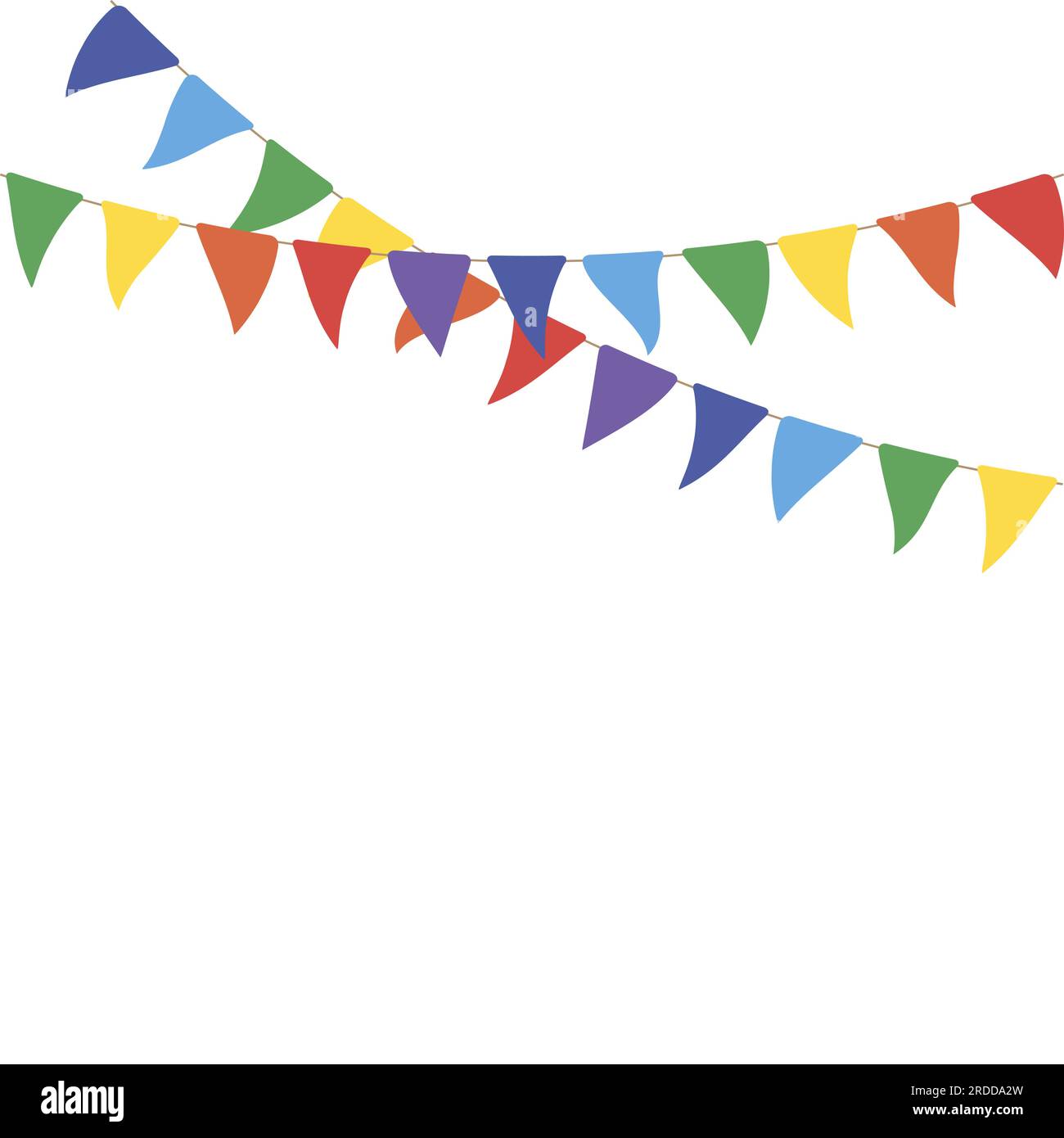 Colorful party flags. Vector illustration Stock Vector Image & Art Alamy