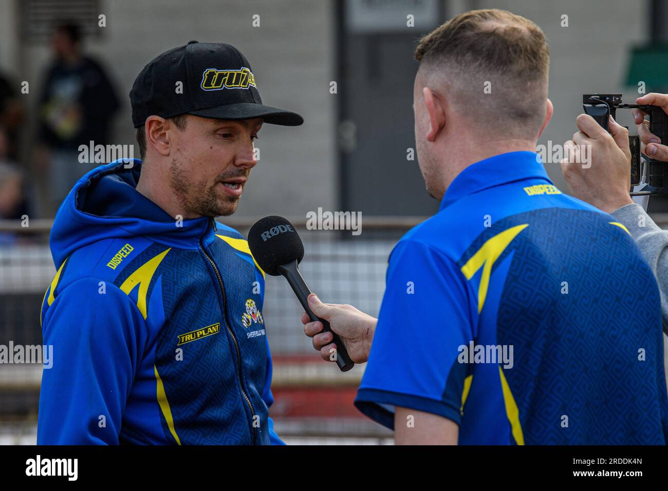 Sheffield TruPlant Tigers Team Manager Simon Stead (left) is ...