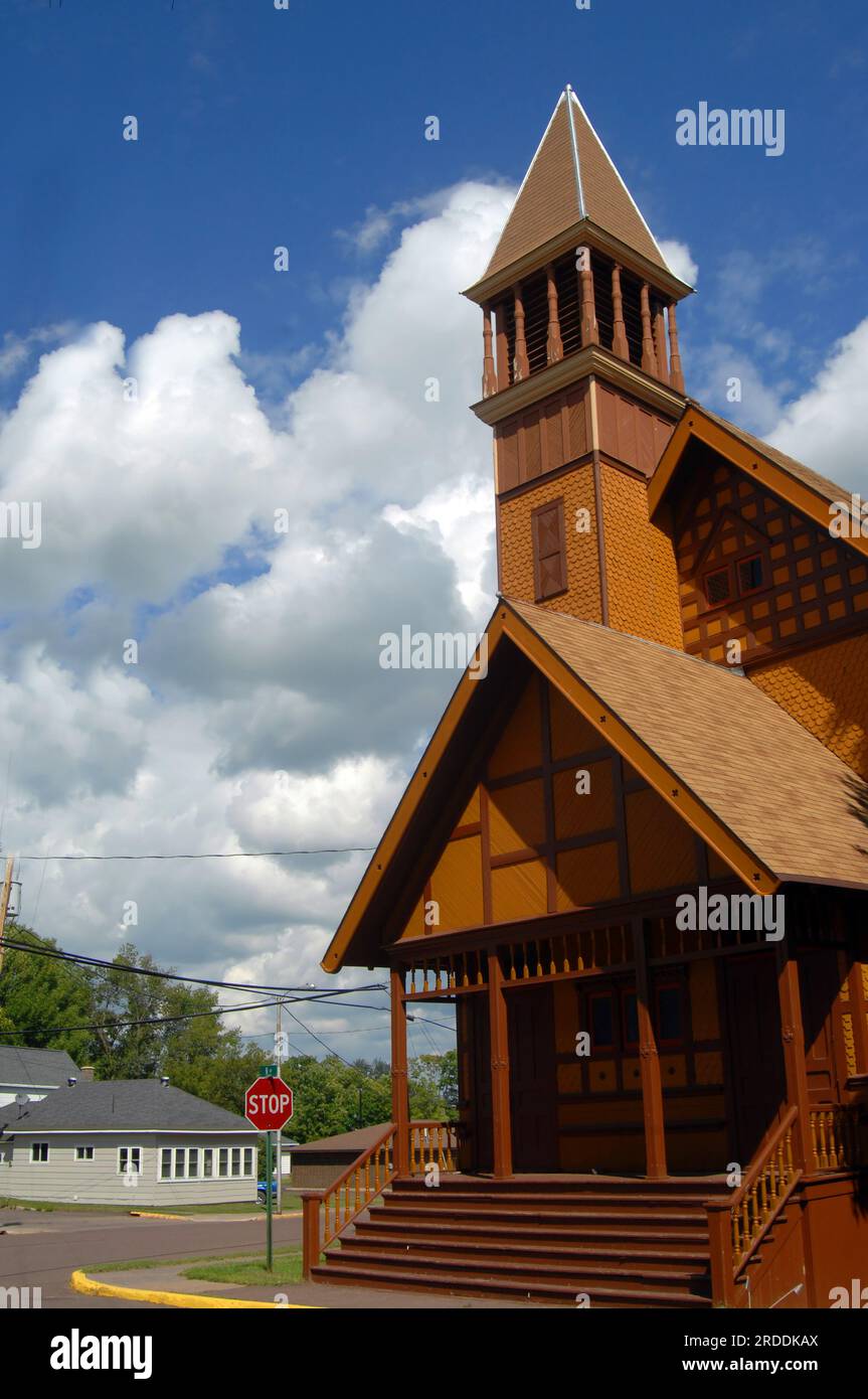 Historic, First Congregational Church of Lake Linden, Michigan, is