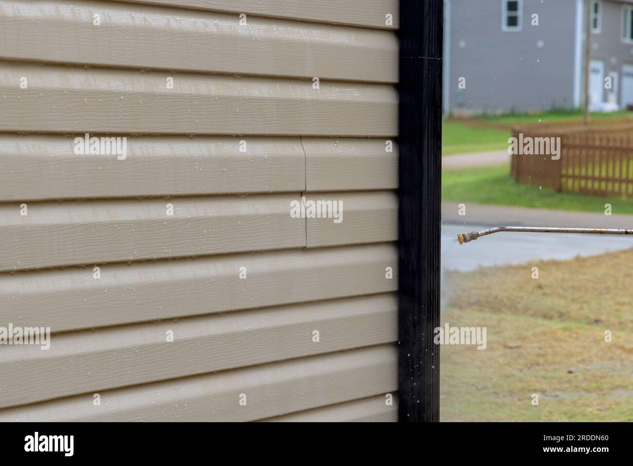 High pressure nozzles are power washer tool for washing siding houses