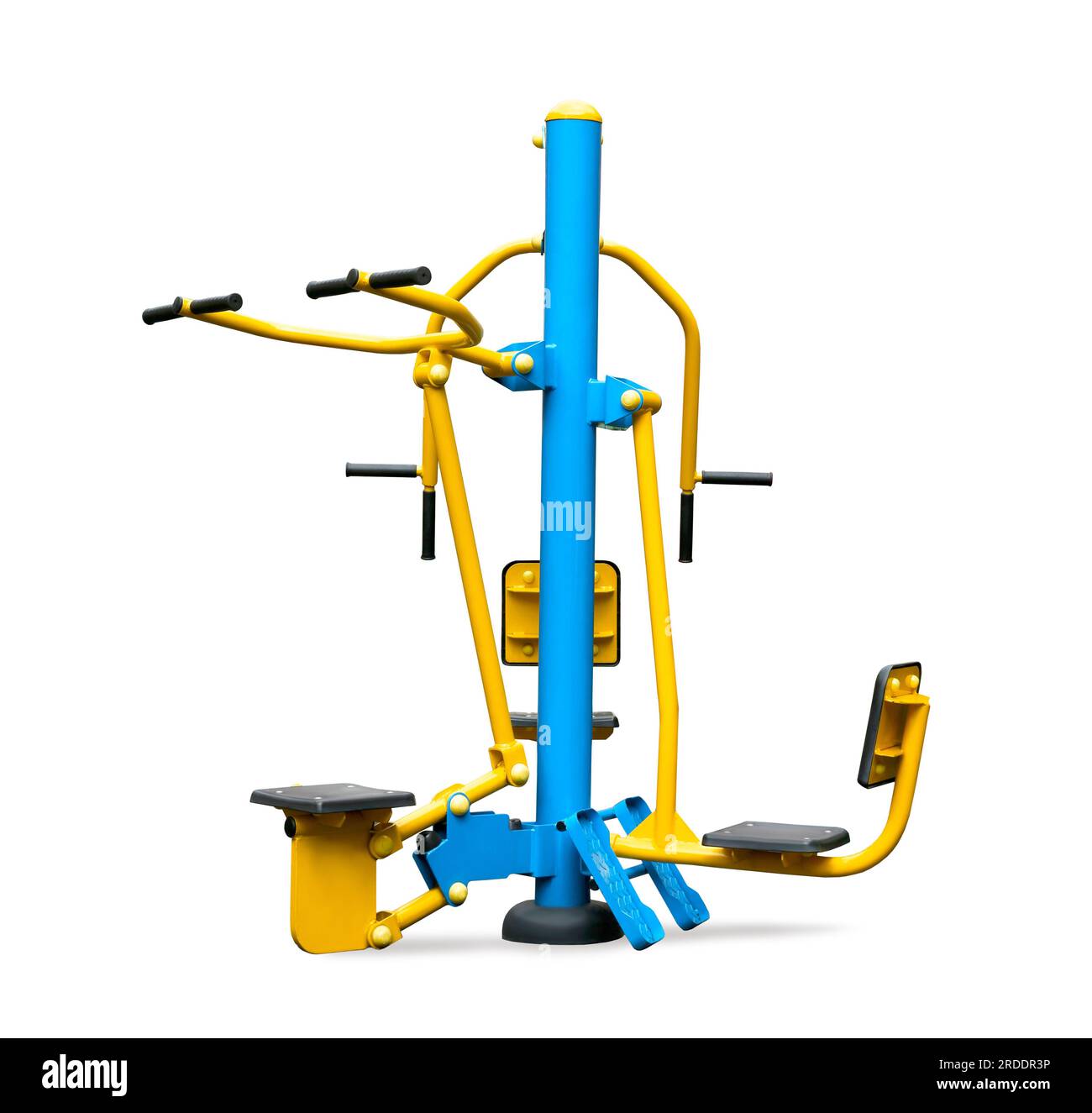 Outdoor gym colorful fitness equipment Cut Out Stock Images & Pictures ...