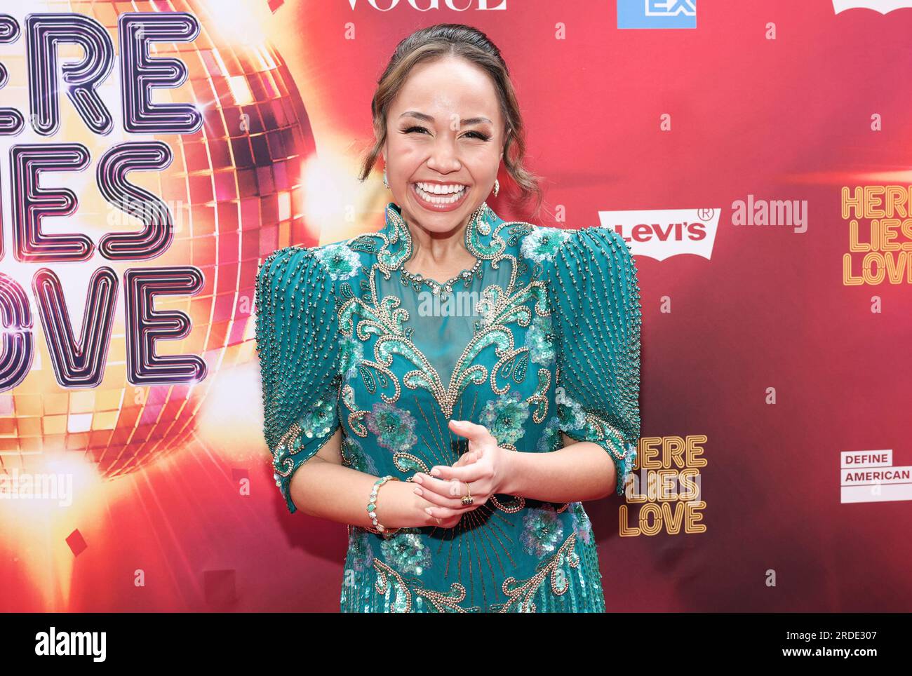Jasmine Forsberg attends the opening night for the Broadway musical