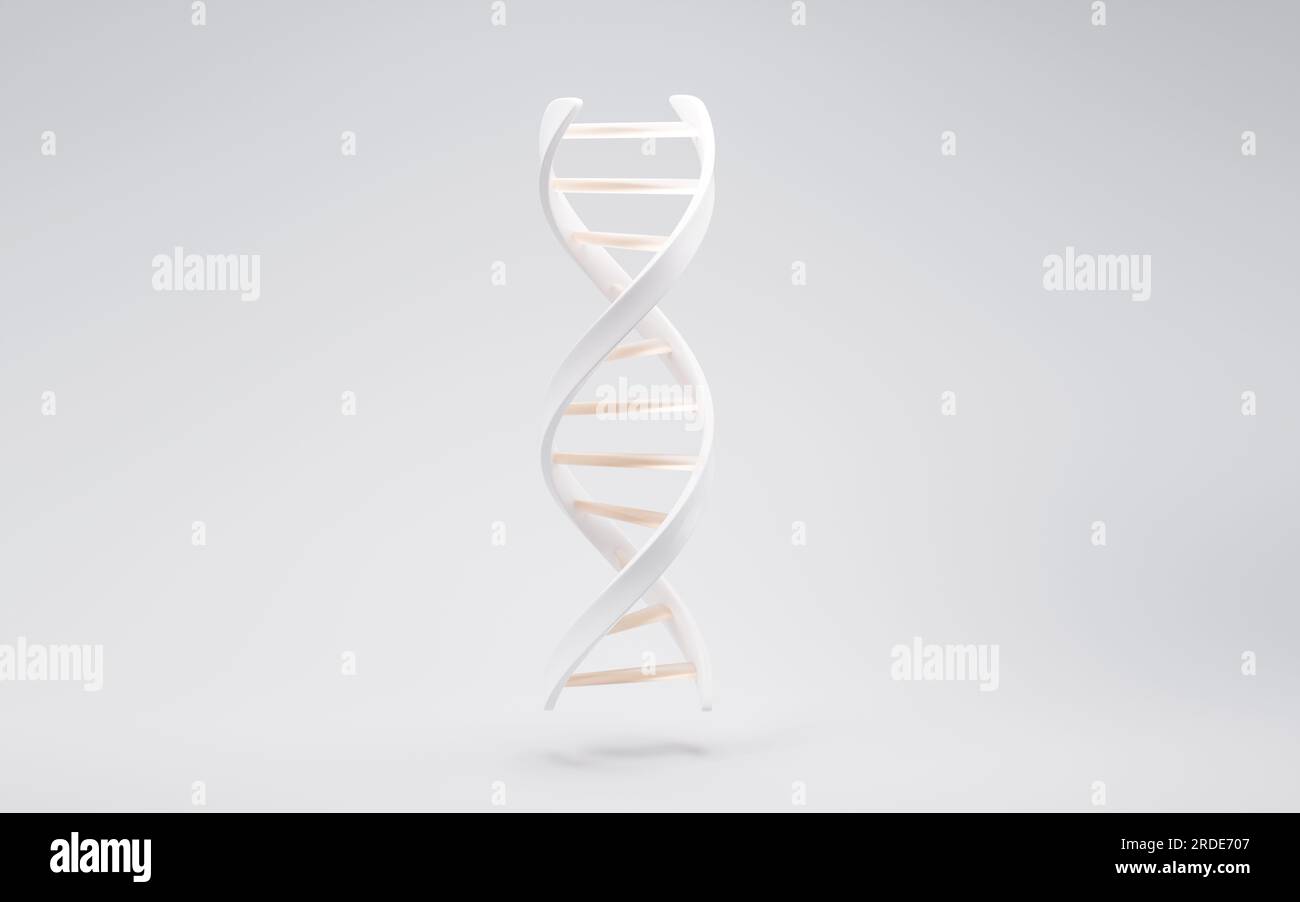 DNA and biotechnology concept, 3d rendering. Computer digital drawing ...