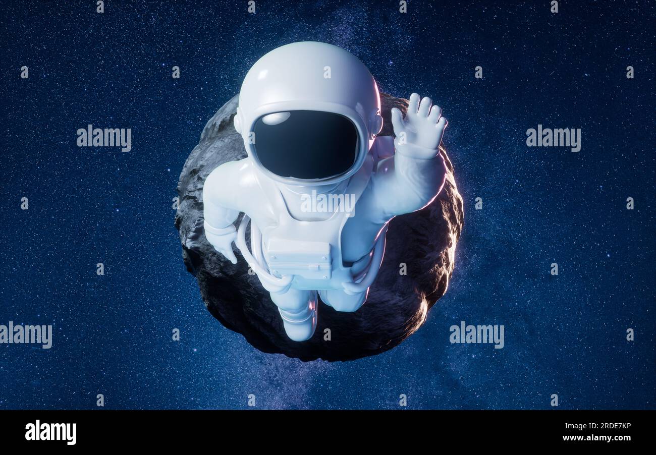 Astronaut or Spaceman Floating in the Space Editorial Stock Photo - Image  of exploring, dream: 121321918