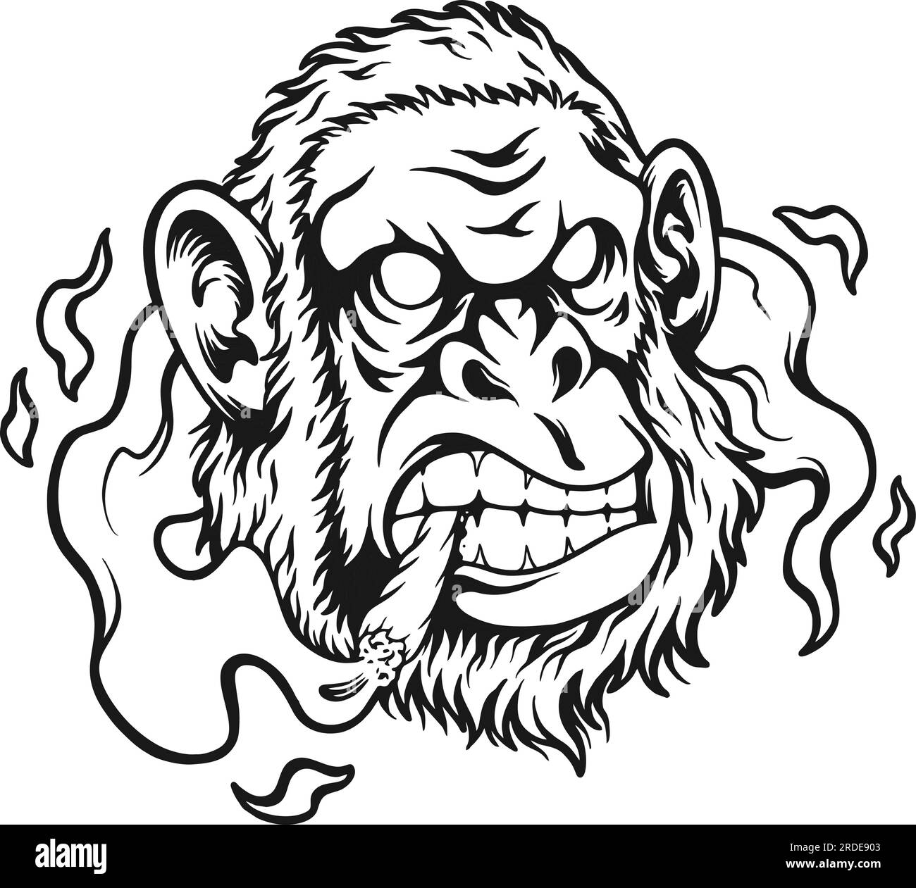 Gorilla Tag Vector, Sticker Clipart The Big Bad Gorilla Logo Illustration  Cartoon, Sticker, Clipart PNG and Vector with Transparent Background for  Free Download