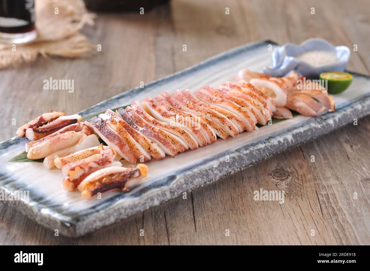 Japanese style Roasted whole squid, japanese food Stock Photo - Alamy