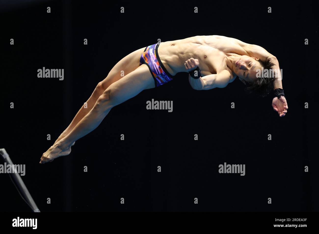 Fukuoka, Japan. 21st July, 2023. Shu Okubo (JPN) Diving World