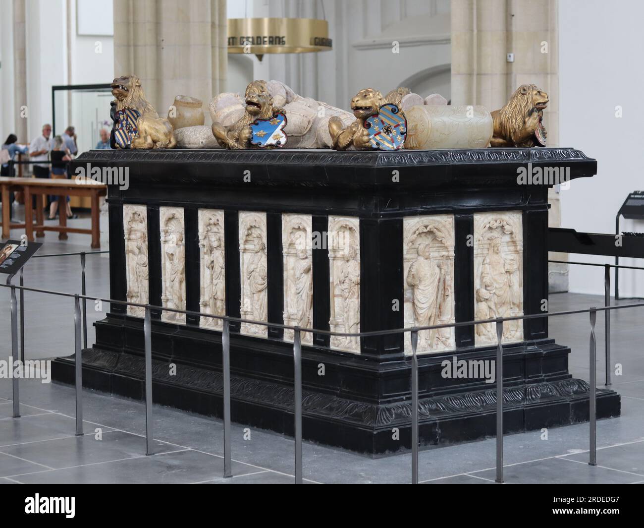 The Tomb of the Duke of Guelders, which is located inside the St ...