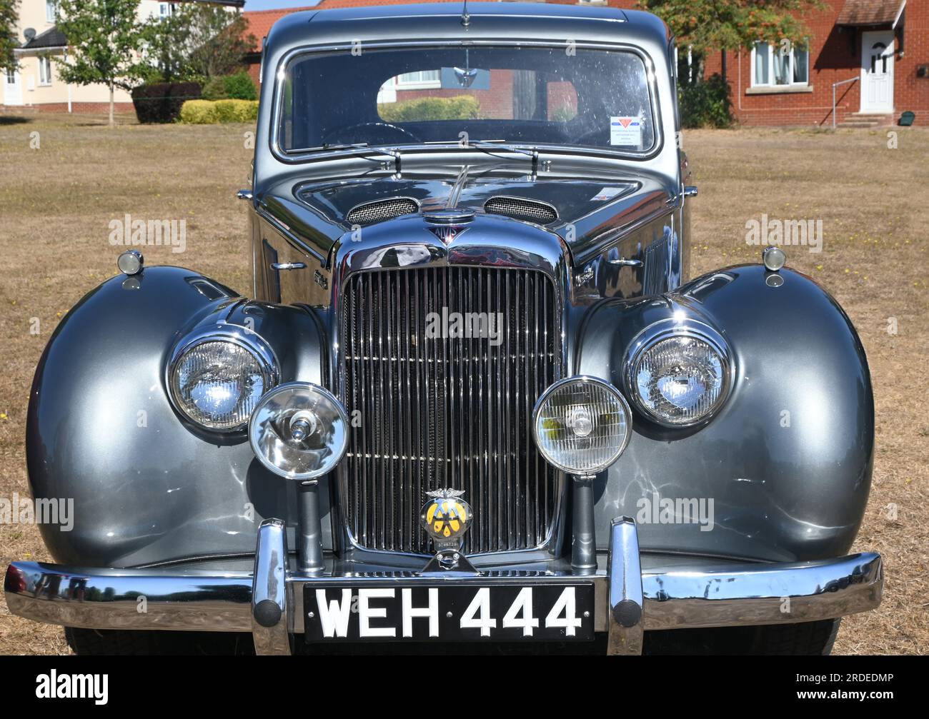 vintage grey lady alvis car Stock Photo - Alamy