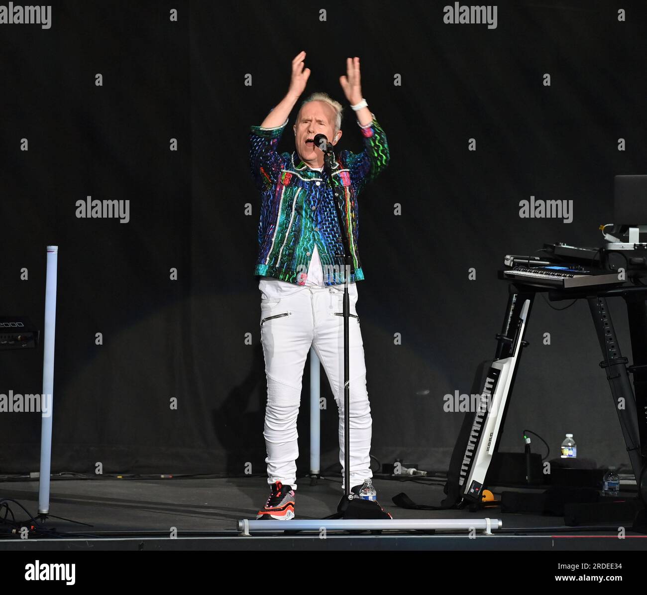 Nashville USA 20th July 2023 Howard Jones In Concert On The nashville-usa-20th-july-2023-howard-jones-in-concert-on-the