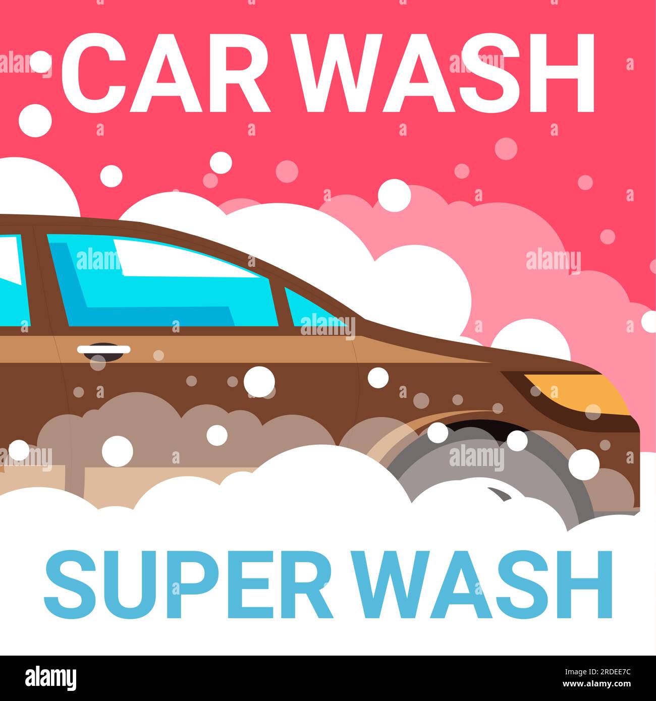 Vehicle maintenance and care, car wash using special detergents and