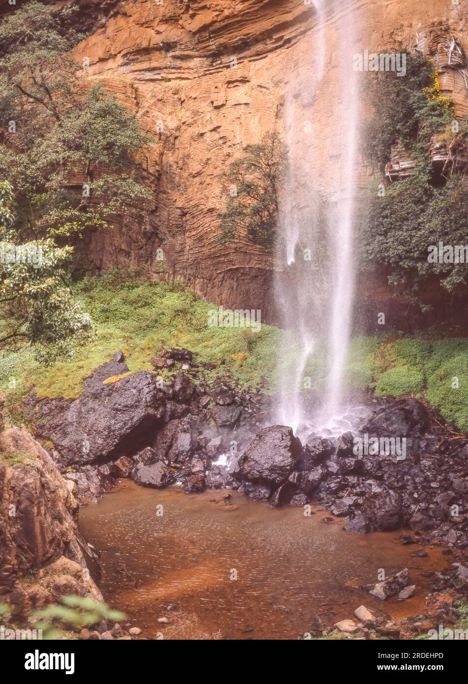 The 70metre high Bridal Veil Falls are six kilometres outside Sabie