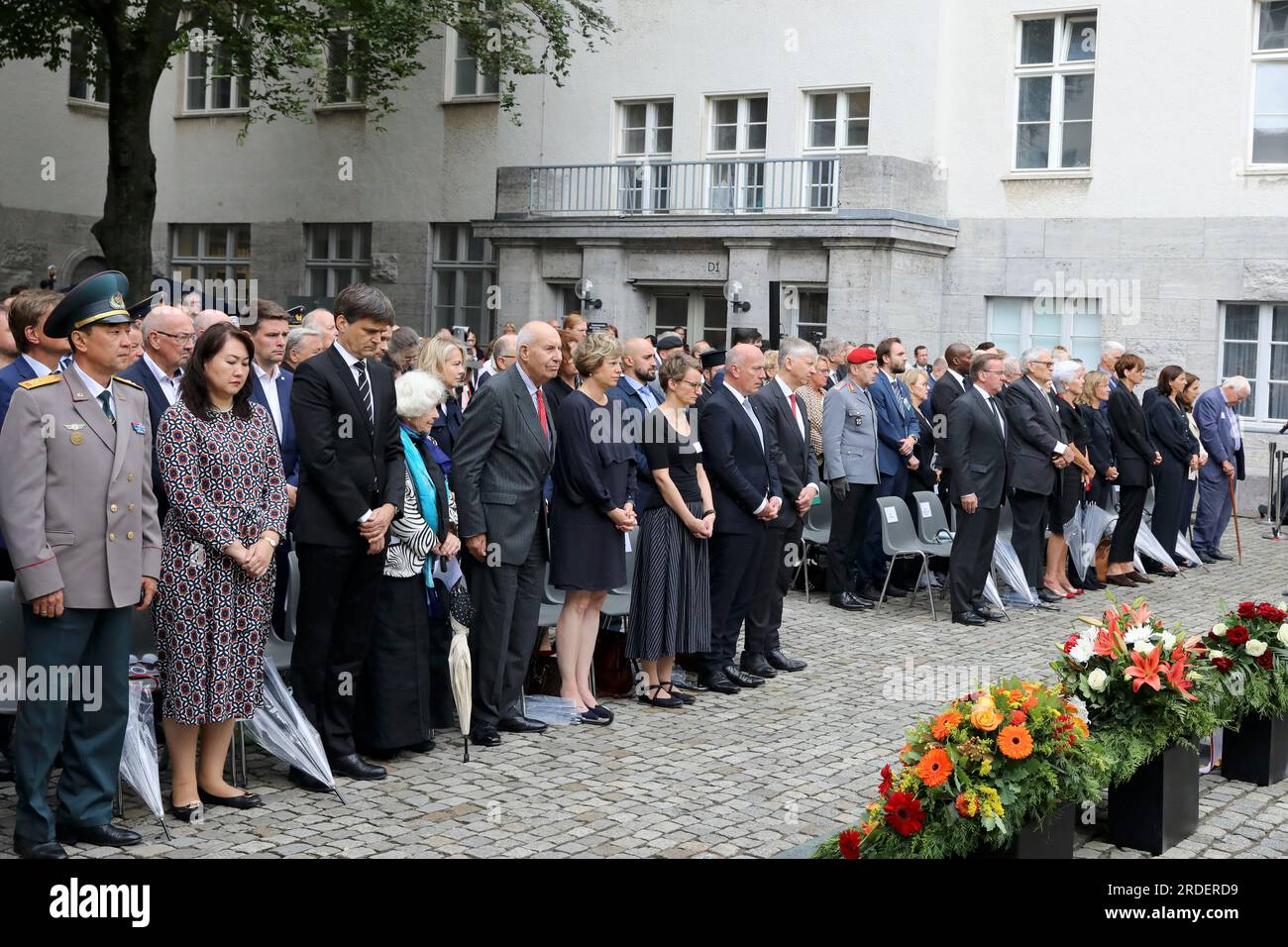 Berlin, Germany, July 20, 2023. Kai Wegner, the Governing Mayor of Berlin, at the commemoration ceremony of the German resistance on July 20, 1944. Stock Photo