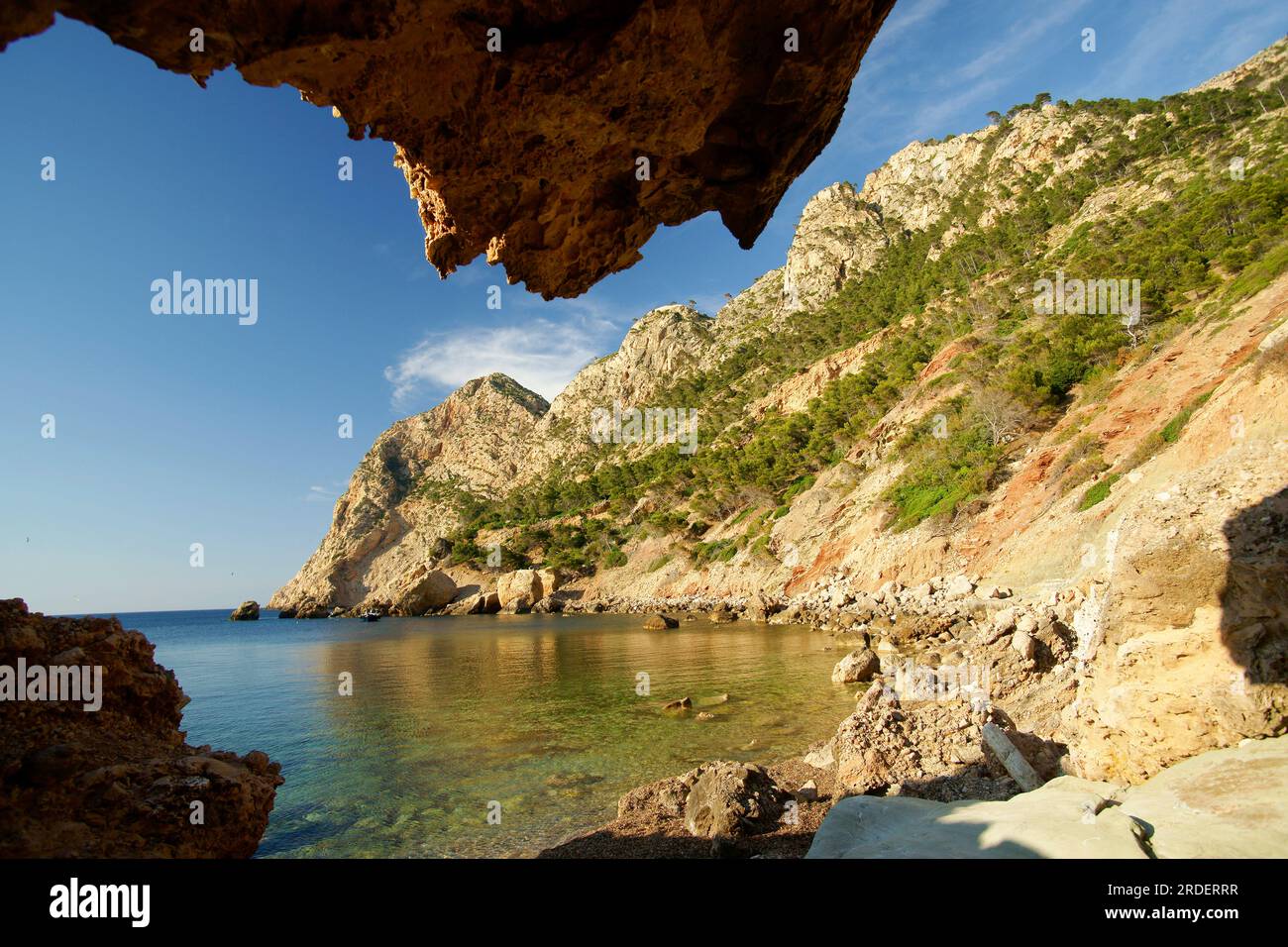 Cala en Basset. Morro de Sa Ratjada.Andratx. Ponent. Mallorca.Illes Balears. spain Stock Photo
