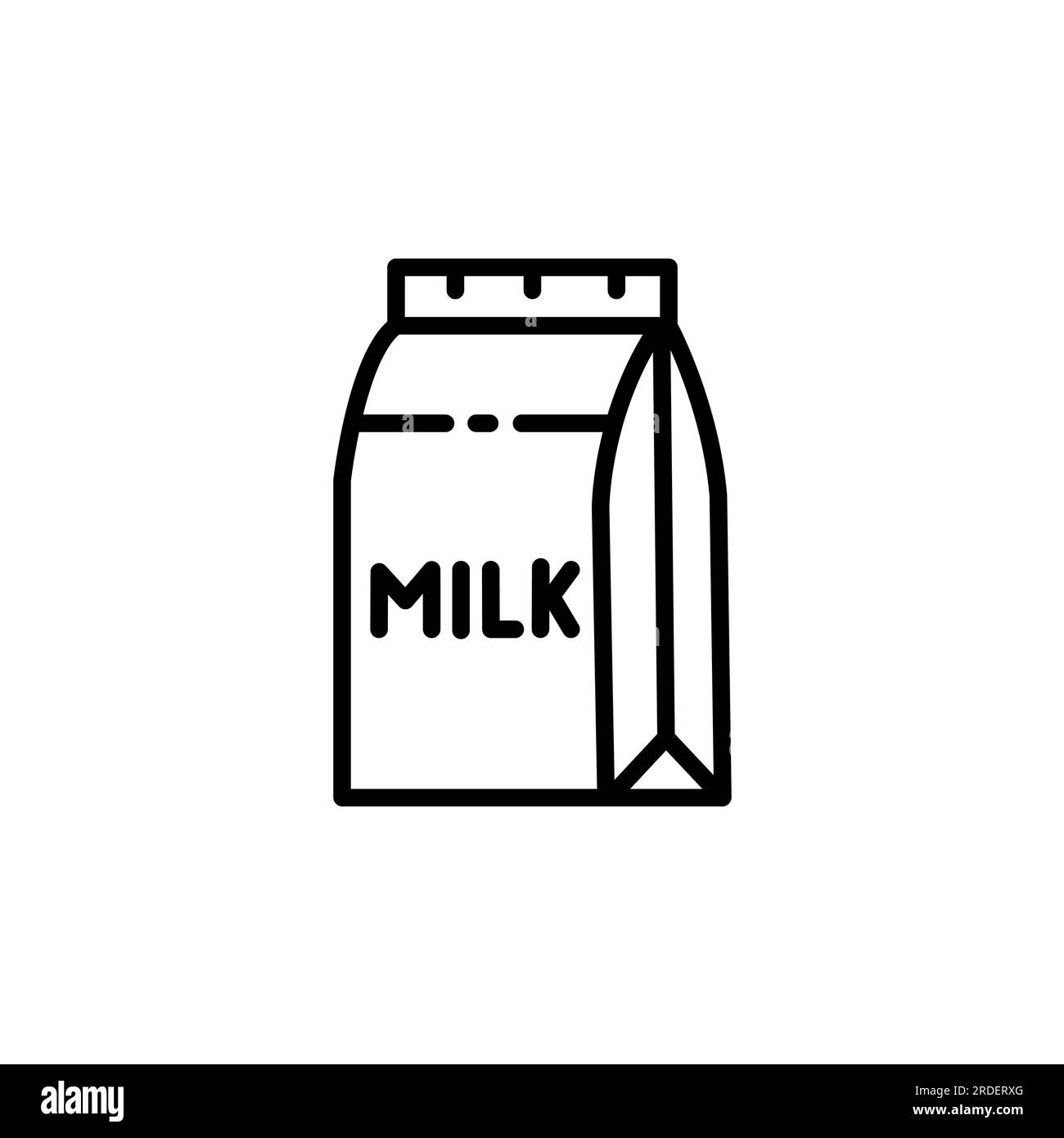 Simple milk icon design Stock Vector