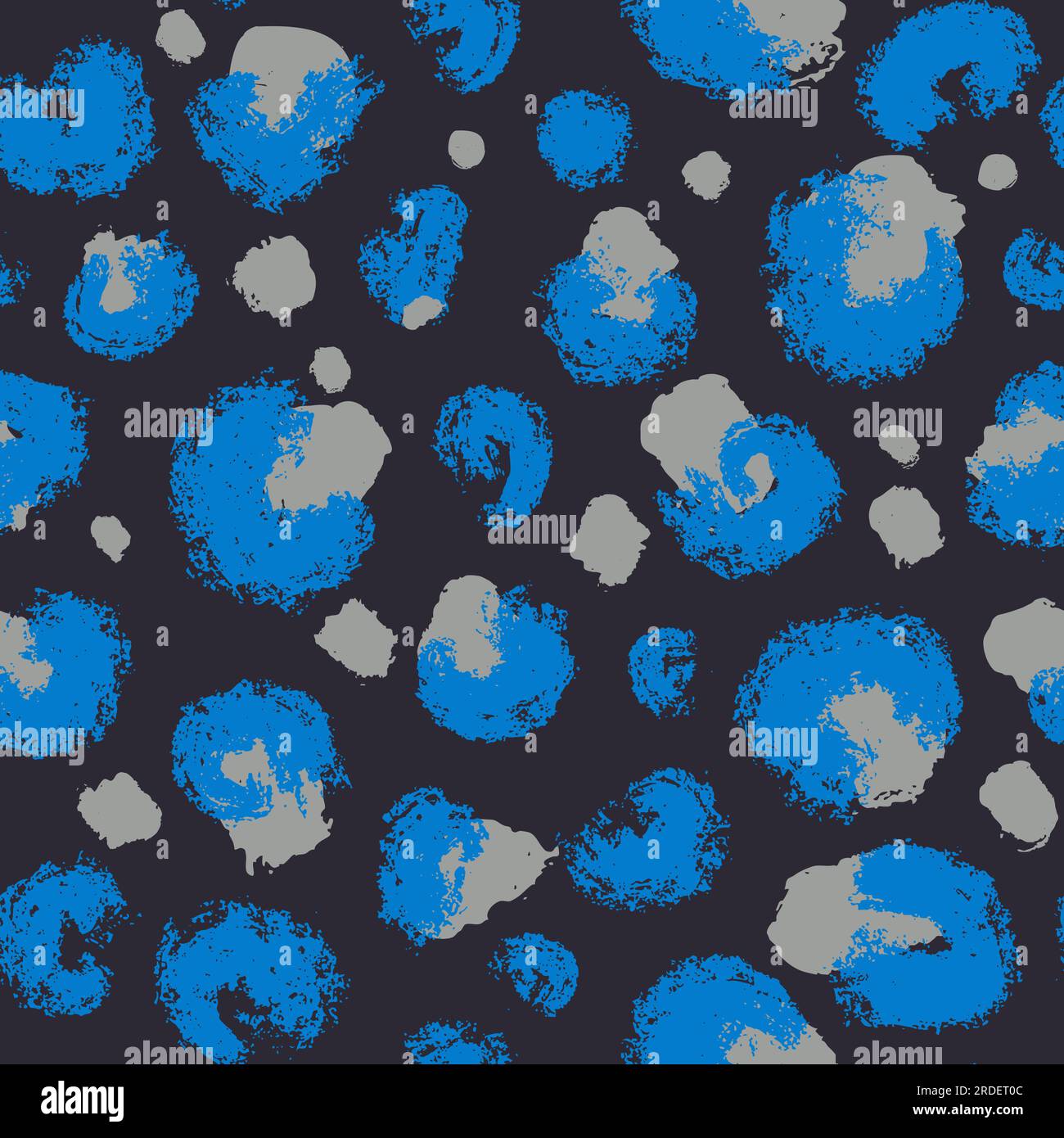 Leopard print, abstract brushes and strokes vector Stock Vector