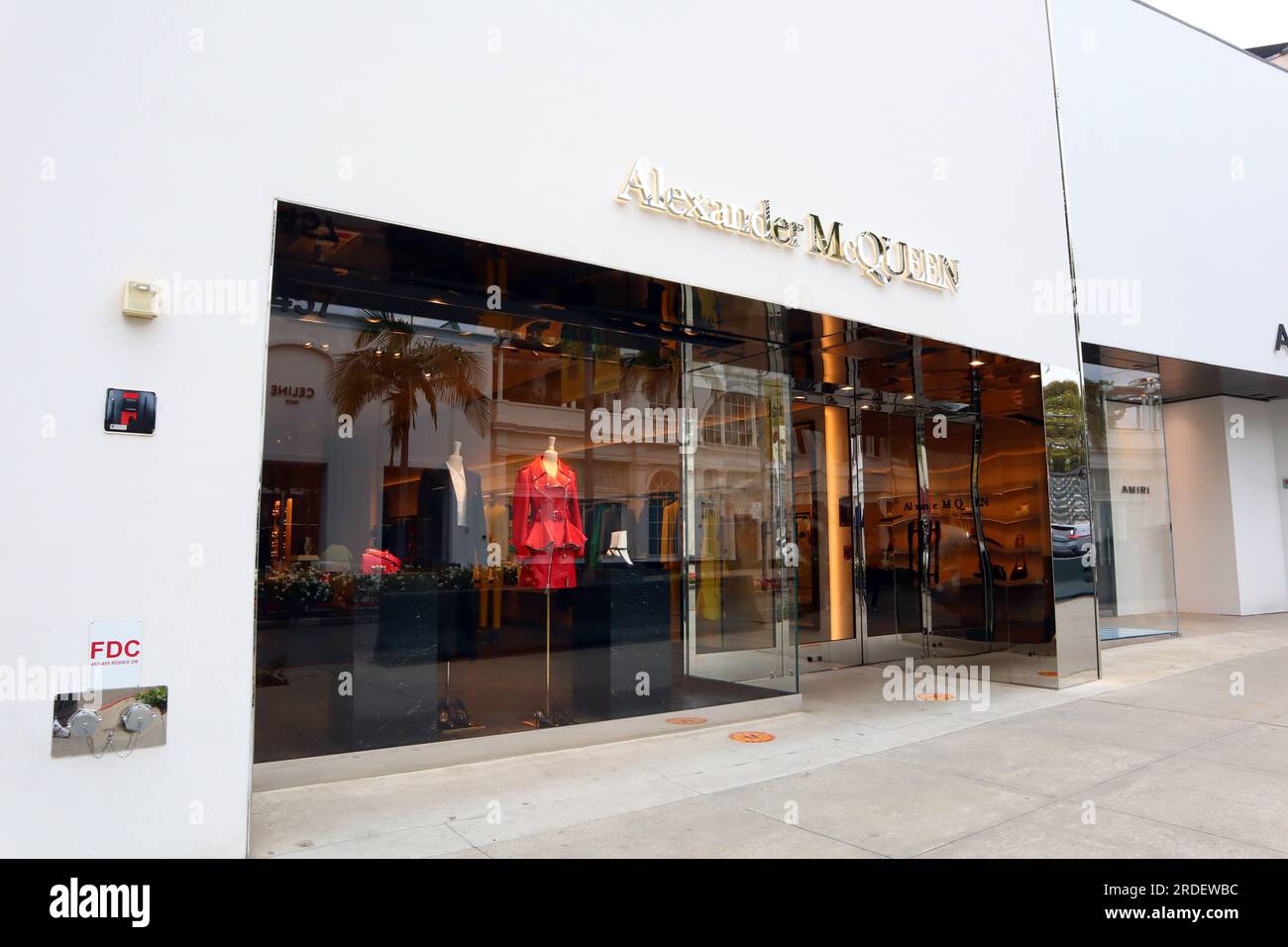 Beverly Hills, California: Alexander McQueen fashion store on Rodeo Drive,  Beverly Hills Stock Photo - Alamy