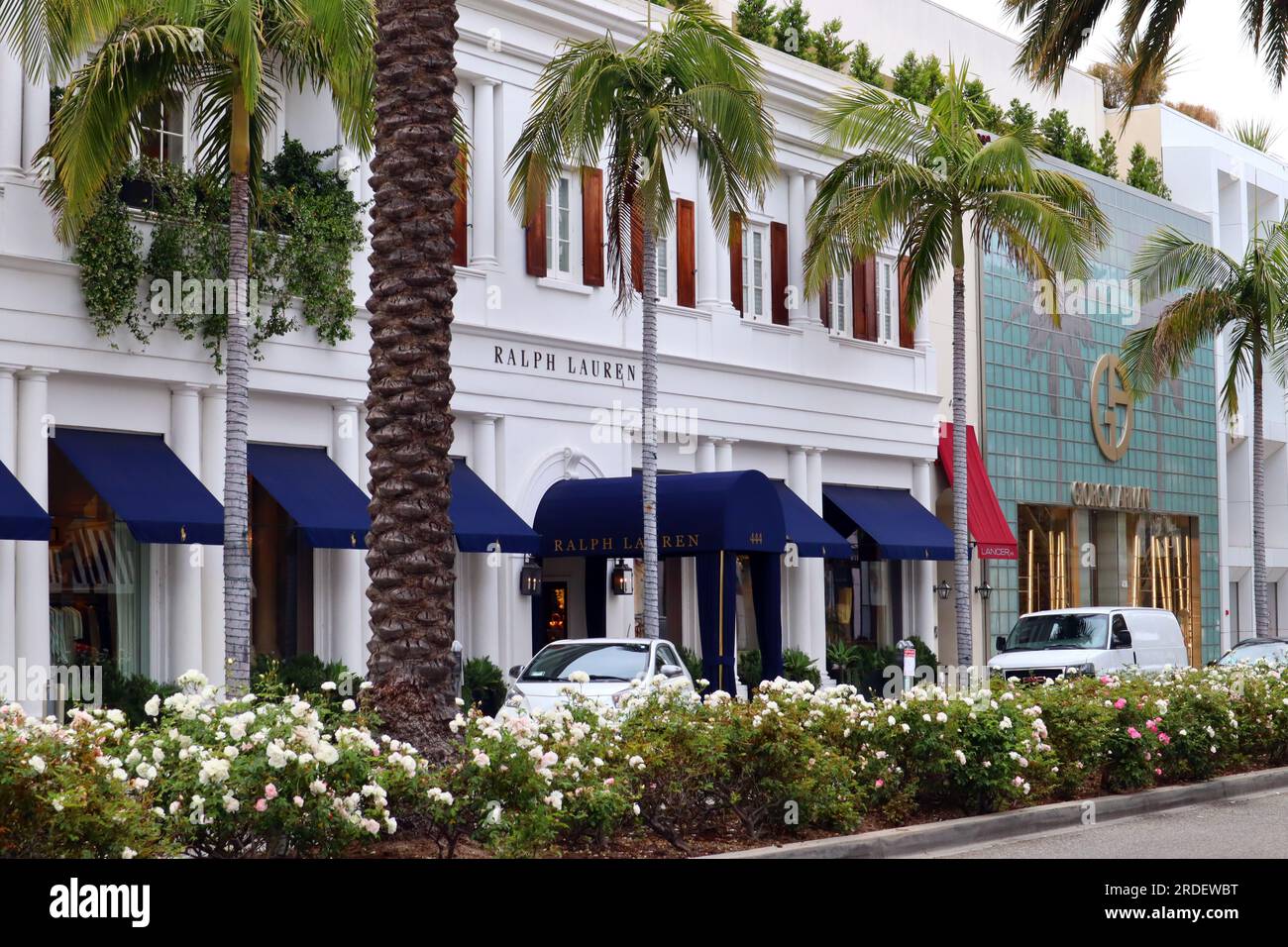 Beverly Hills, California: Rodeo Drive, one of the most fashionable ...