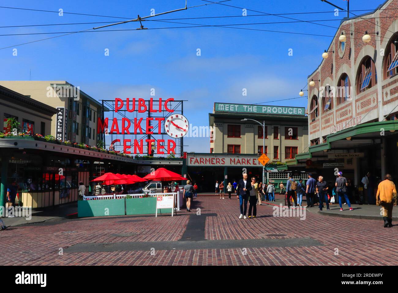 Pike Market in Seattle, USA Stock Photo
