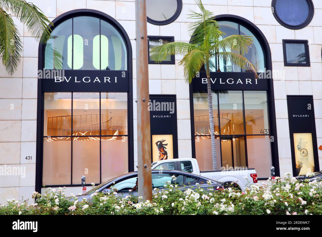 Bulgari Store at Rodeo Drive in Beverly Hills - CALIFORNIA, USA