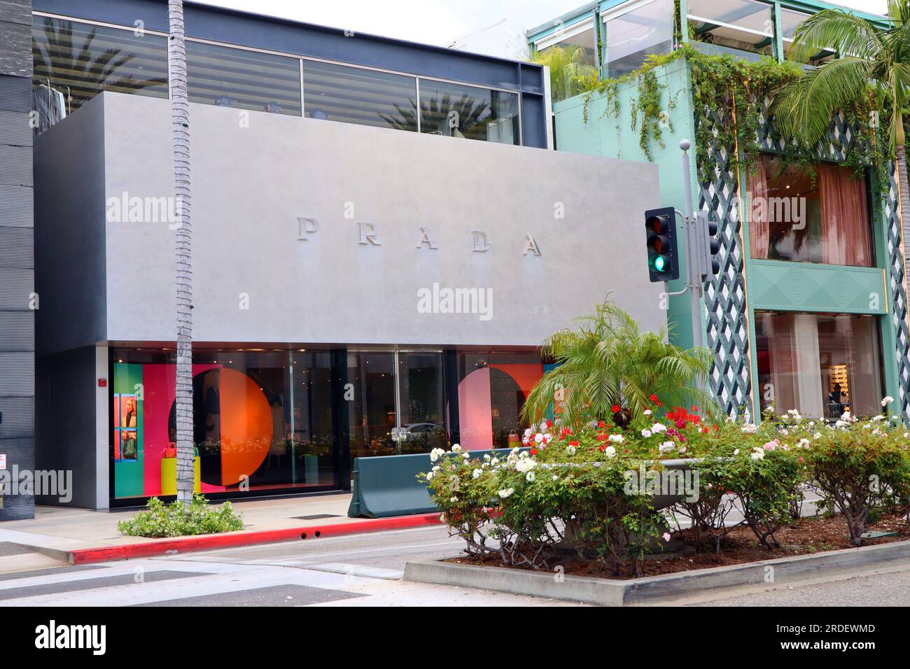 prada store rodeo drive exterior view Stock Photo - Alamy