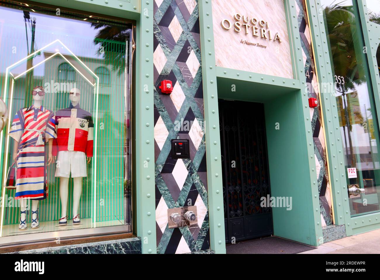 Gucci Rodeo Drive boutiques shops Beverly Hills Los Angeles California  United States Stock Photo - Alamy