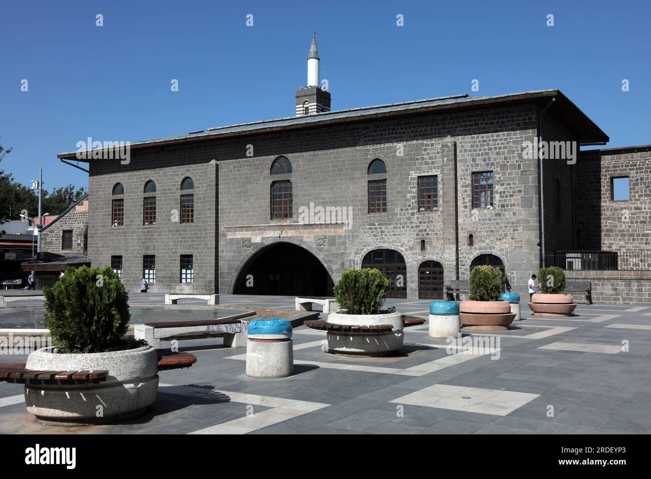 Diyarbakir Great Mosque was converted from Martoma Church into a mosque in 639. Diyarbakır, Turkey. Stock Photo
