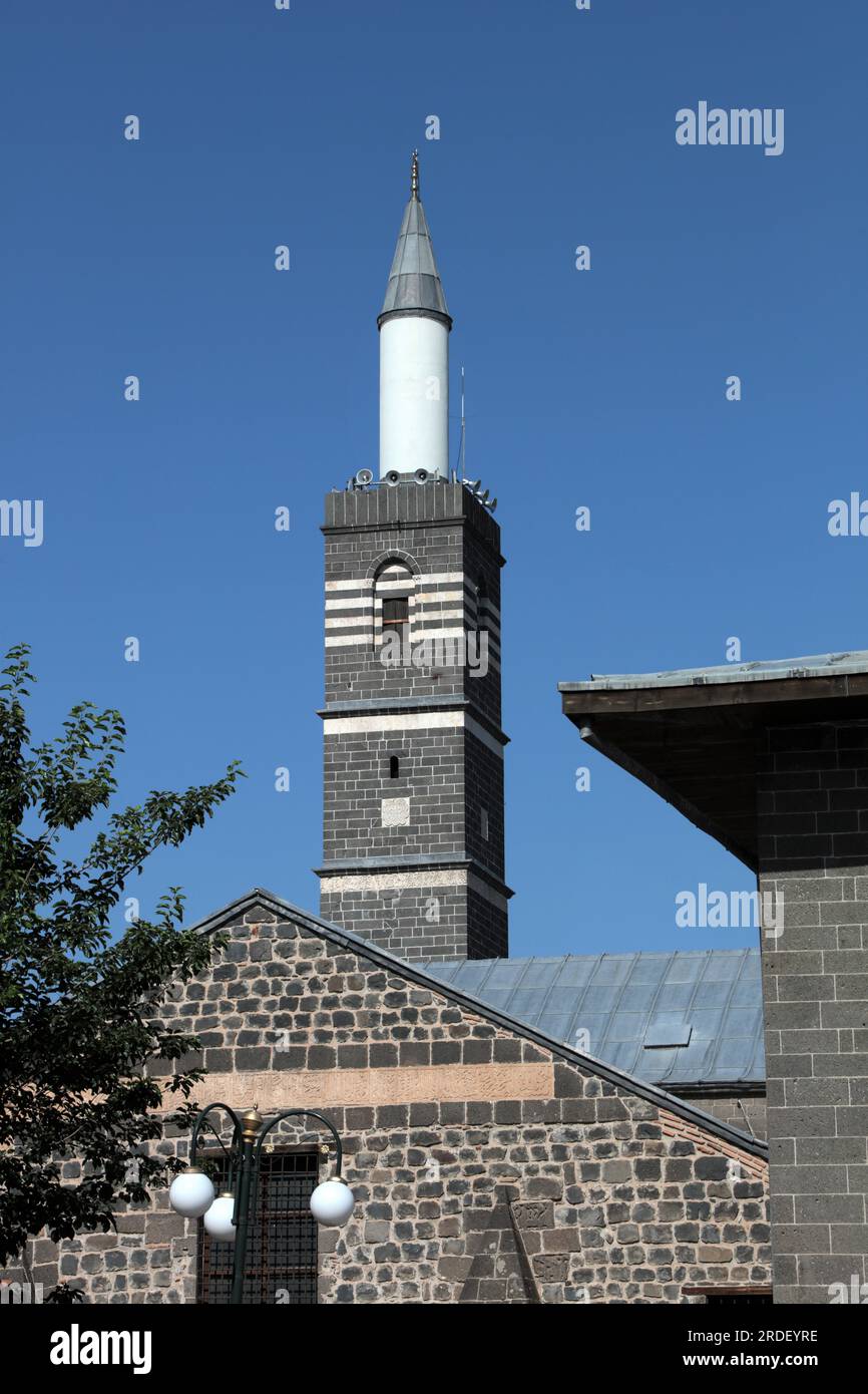 The Minaret Of Diyarbakir Great Mosque. Diyarbakir Great Mosque Was ...