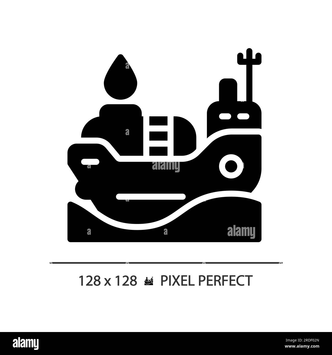 Crude oil tanker Black and White Stock Photos & Images Alamy