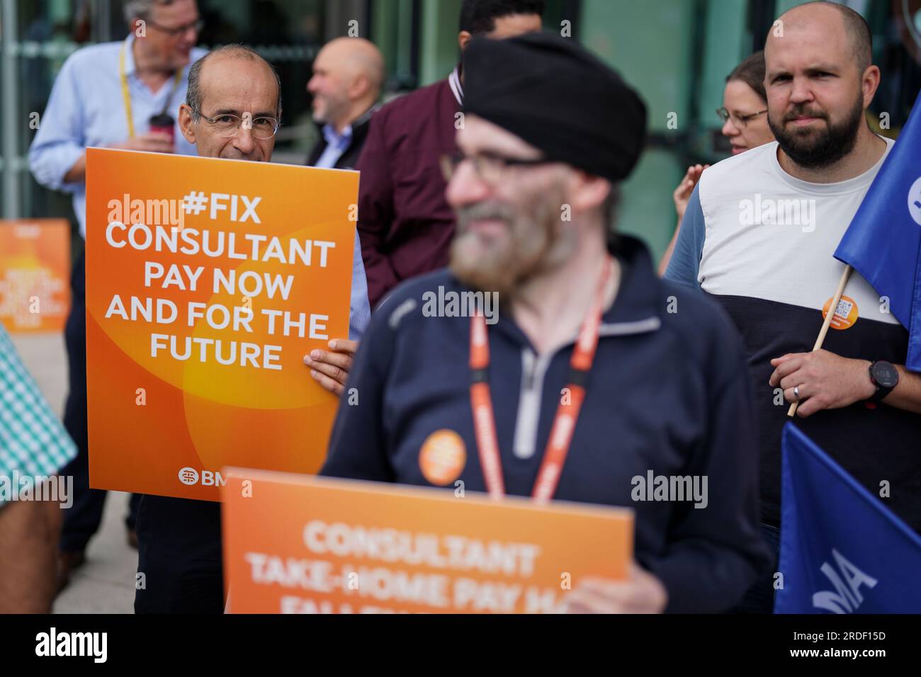 Medical consultant members of the British Medical Association (BMA) on