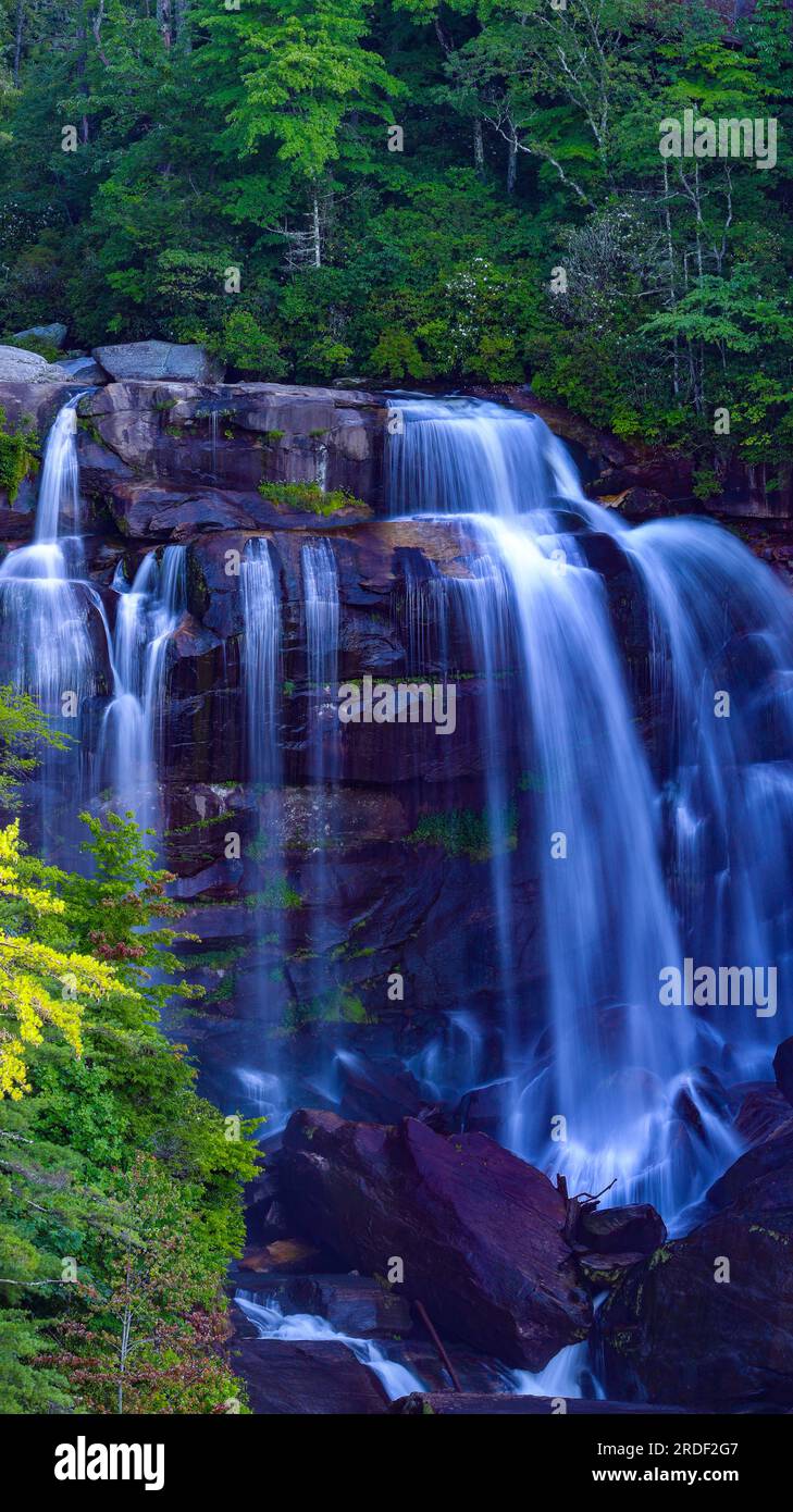 Upper Whitewater Falls, North Carolina Stock Photo - Alamy