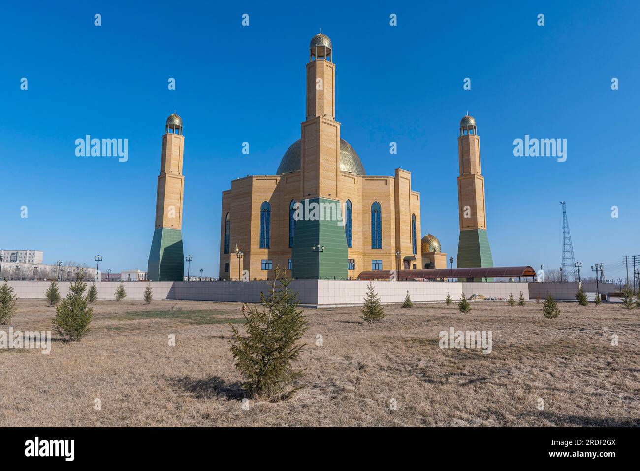 Abaya mosque, Semey formerly, Semipalatinsk, Eastern Kazakhstan Stock Photo