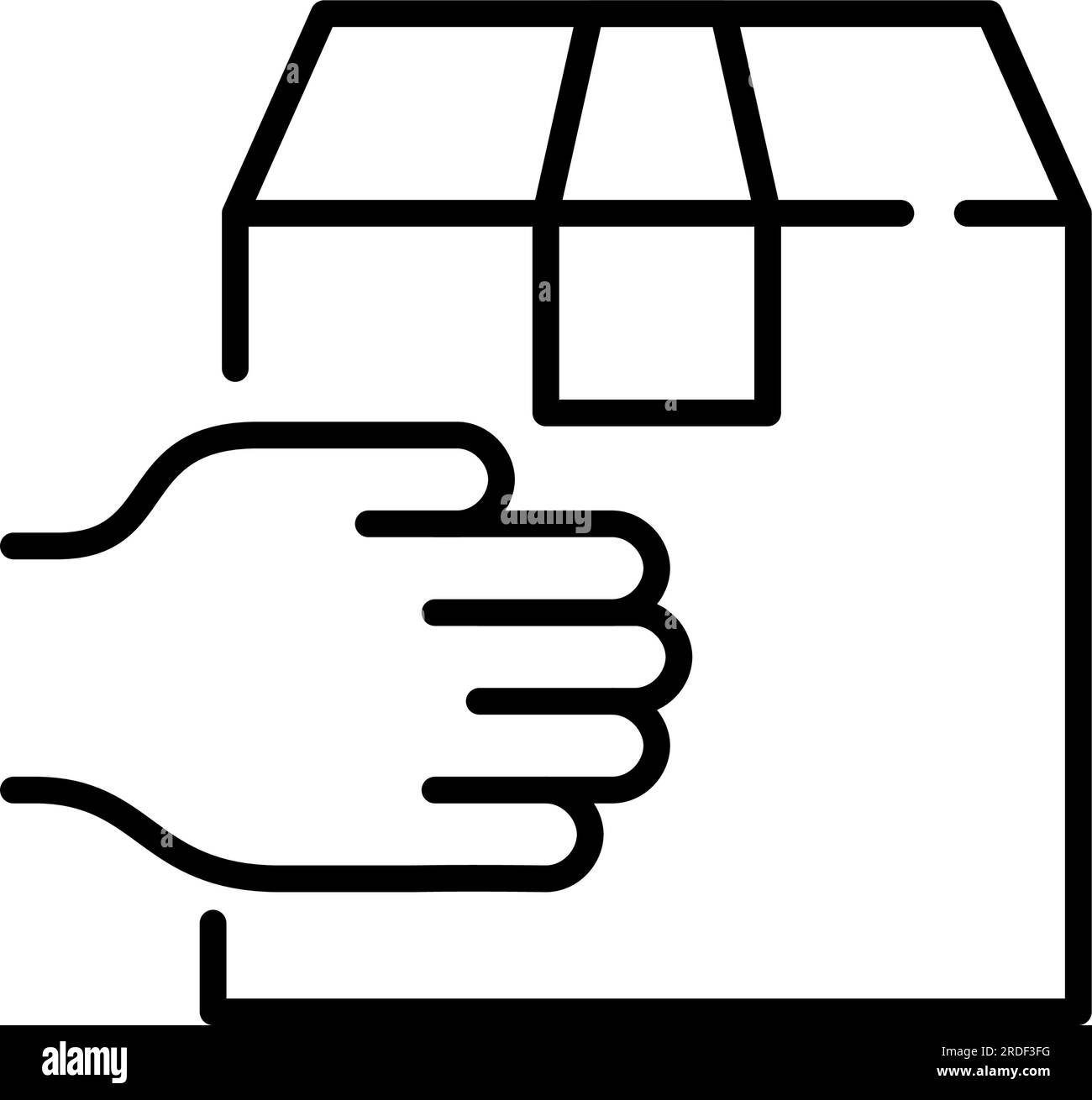 Handing goods Black and White Stock Photos & Images - Alamy