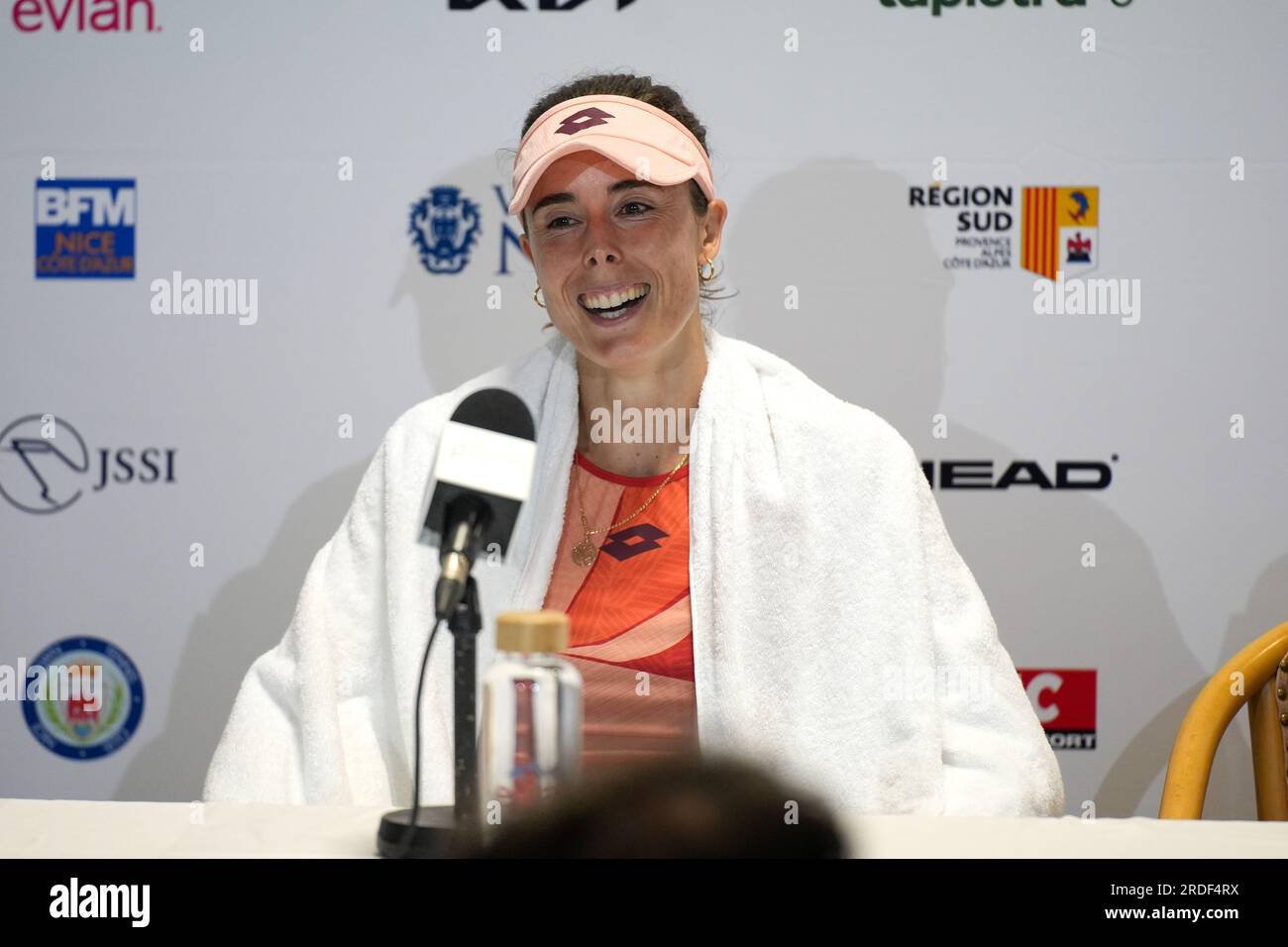 Nice, France. 20th July, 2023. Alizé while press conference