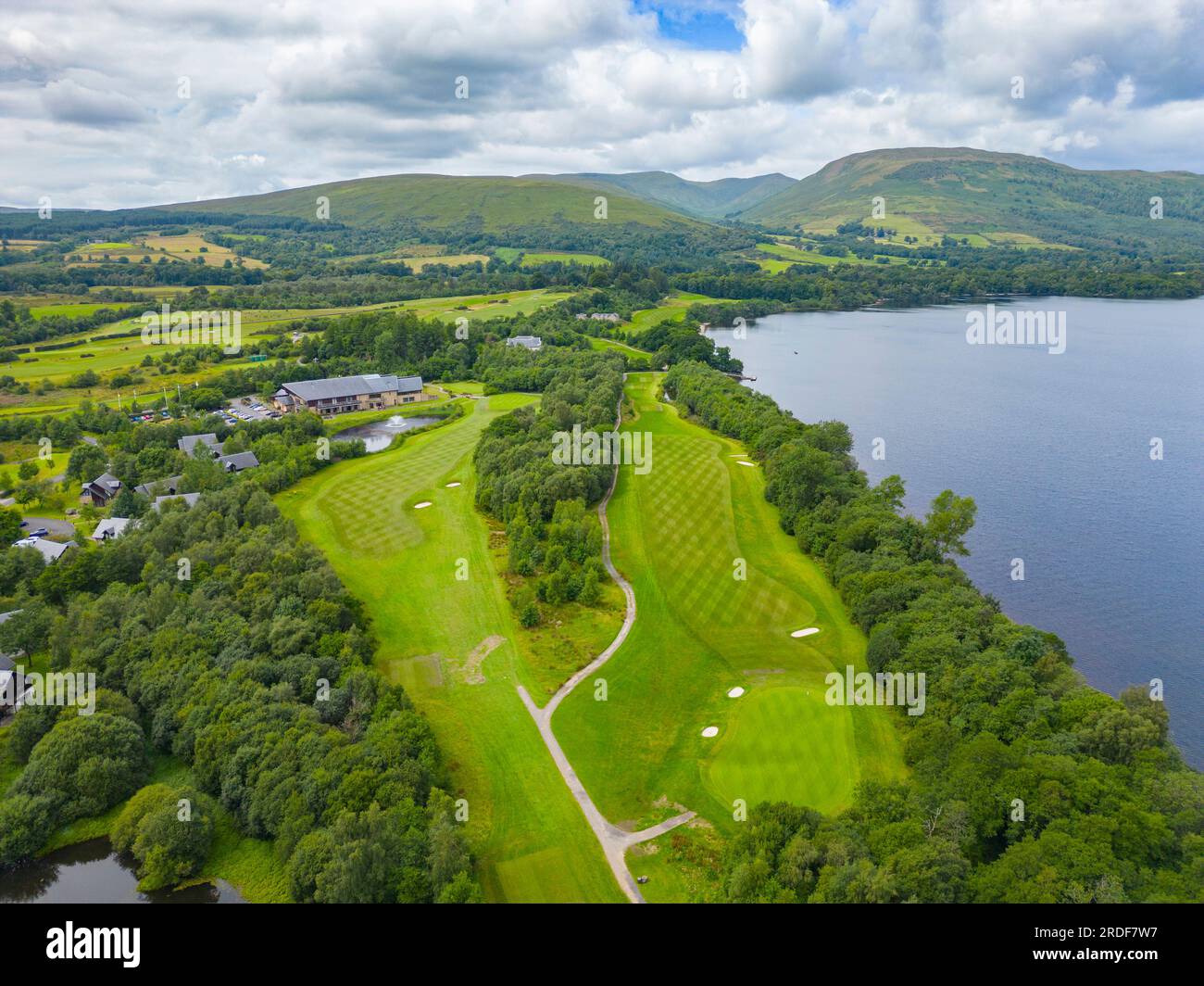 Cameron house drone view hires stock photography and images Alamy