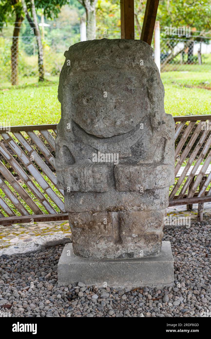 Old stone statues, Unesco world heritage site, Tierradentro, Colombia Stock Photo Alamy