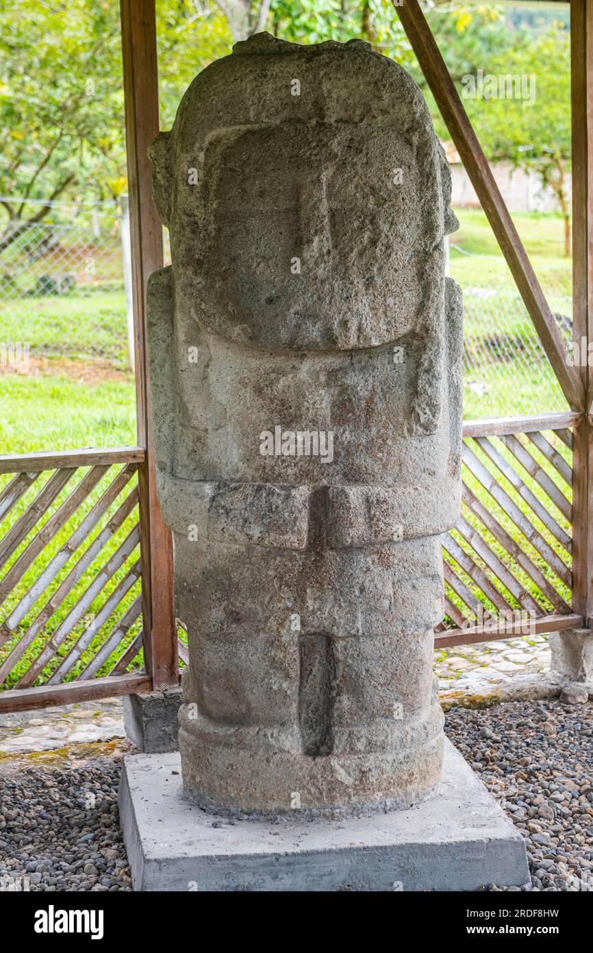 Old stone statues, Unesco world heritage site, Tierradentro, Colombia Stock Photo Alamy