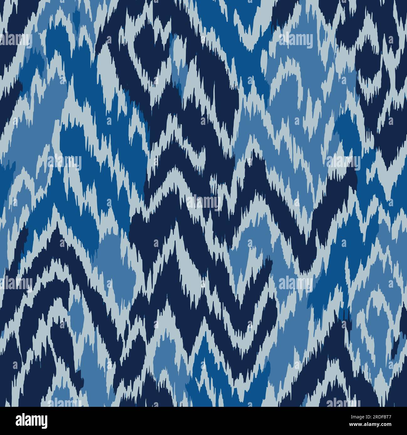 Ikat mood seamless pattern. Vector illustration background Stock Vector