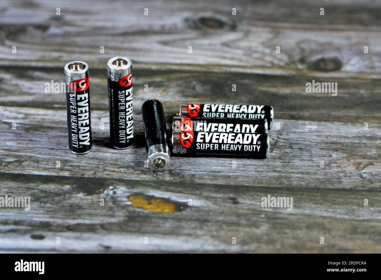Cairo, Egypt, July 9 2023 Eveready super heavy duty longer lasting
