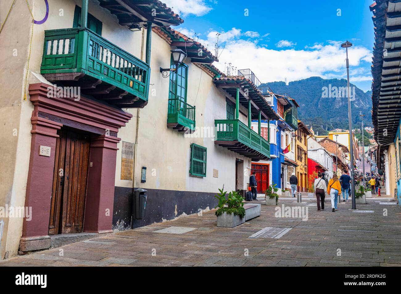 Candelaria neighbourhood, Bogota, Colombia Stock Photo