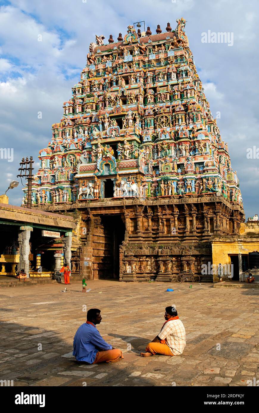 Virudhagireeswarar Shiva temple in Virudhachalam, Tamil Nadu, South India, India, Asia Stock Photo