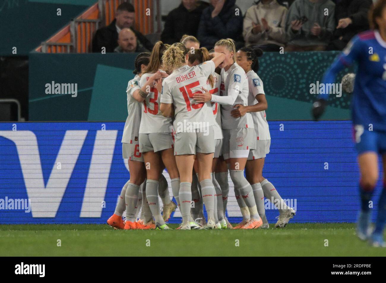 Dunedin, New Zealand. 21st July, 2023. Switzerland Women soccer team