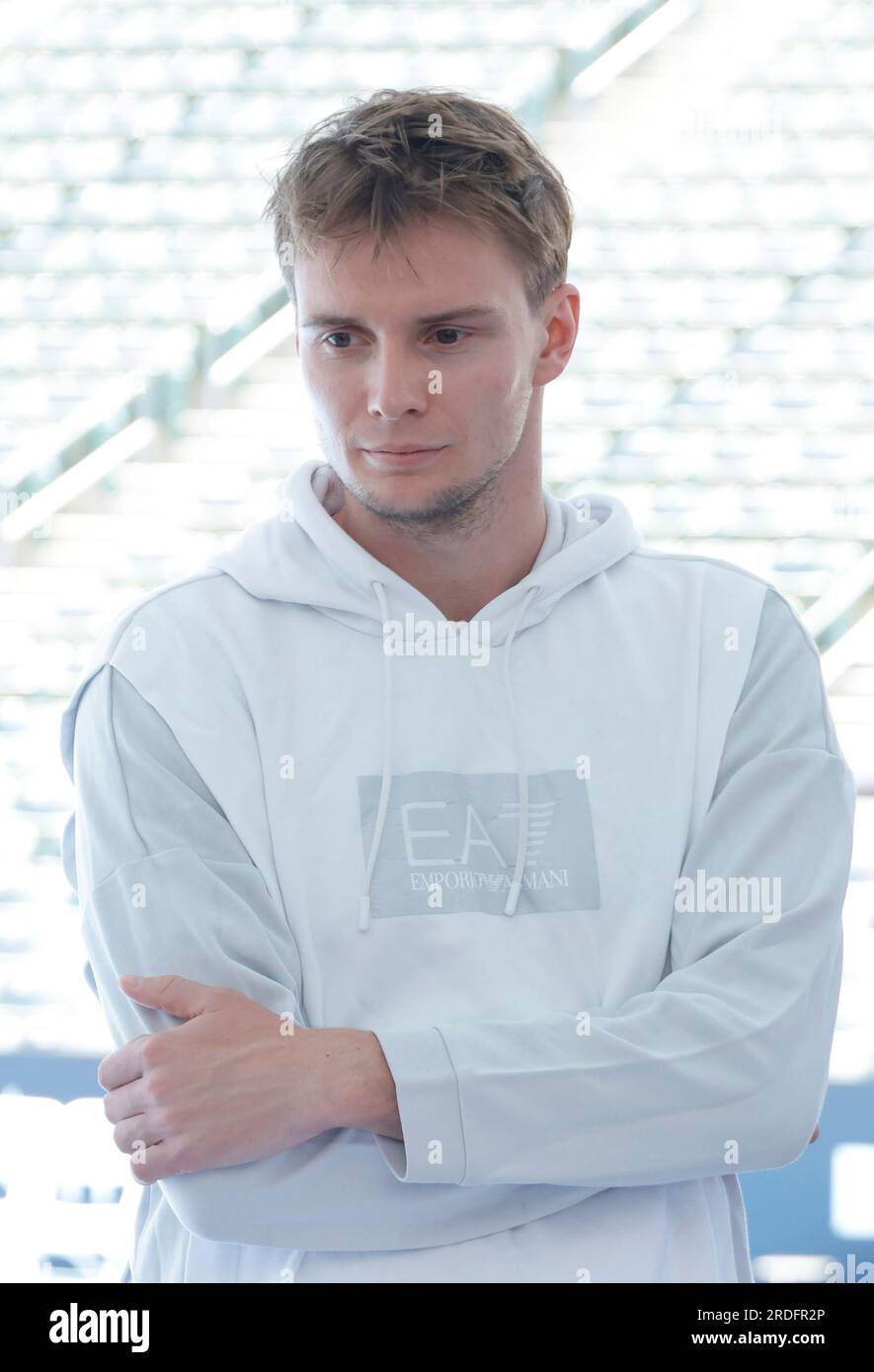 Carson, Ca. 20th July, 2023. Alexander Bublik at the Ultimate Tennis