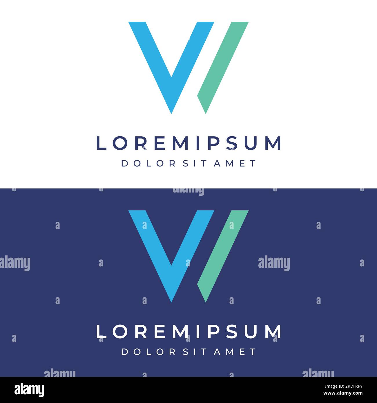 W logos vector vectors hi-res stock photography and images - Alamy